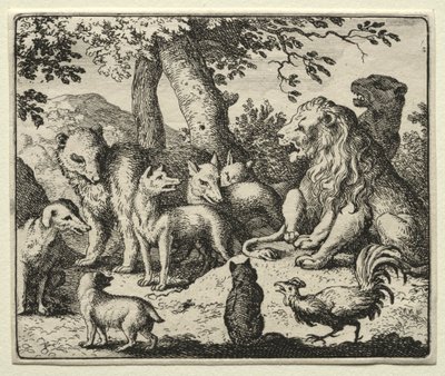 Reynard the Fox: Reynard se exonera. de Allart van Everdingen