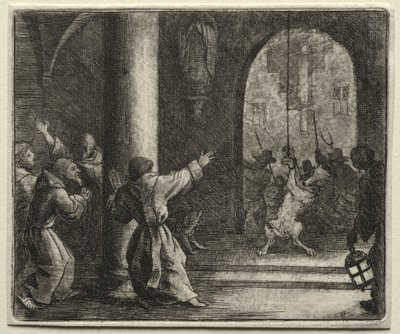 Reynard the Fox: Reynard Tricks the Wolf. de Allart van Everdingen