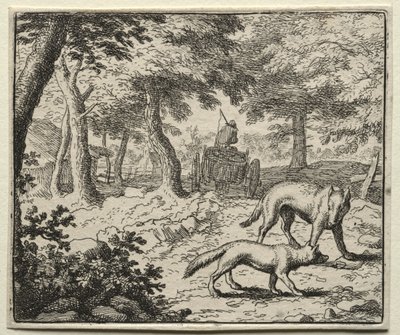 Reynard the Fox: A Defesa dos Texugos de Reynard. de Allart van Everdingen
