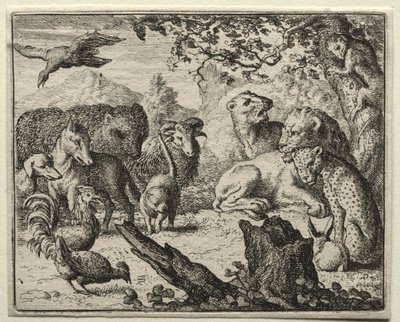 Reynard, a Raposa: A Corte do Leão de Allart van Everdingen
