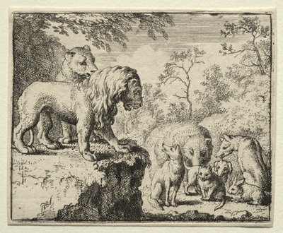 Reynard, a Raposa: O Perdão de Reynard de Allart van Everdingen