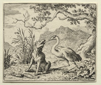 Reynard the Fox: O Lobo ingrato. de Allart van Everdingen