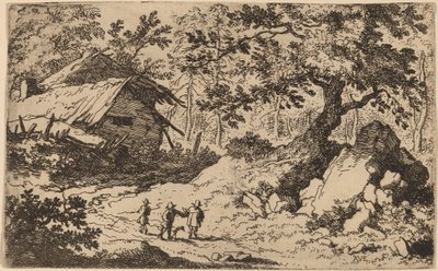 Ruinous Cottage, provavelmente c. 16451656. de Allart van Everdingen