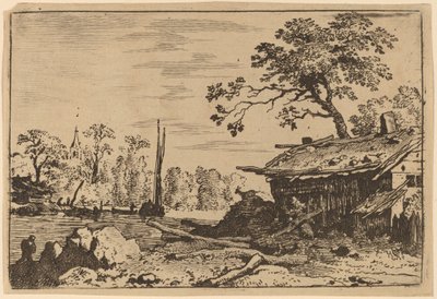 Cabana Ruína, provavelmente c. 16451656. de Allart van Everdingen