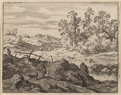 Pastor com Cordeiro, provavelmente c. 16451656. de Allart van Everdingen