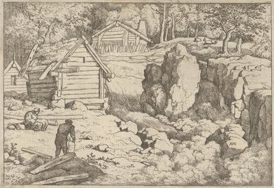 O Carpinteiro, século XVII. de Allart van Everdingen