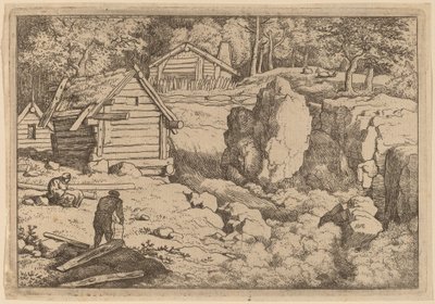 O Carpinteiro, provavelmente c. 16451656. de Allart van Everdingen