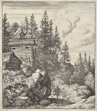 A Capela, século XVII. de Allart van Everdingen