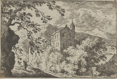A Casa Grande com o Torreão, Séc. XVII. de Allart van Everdingen