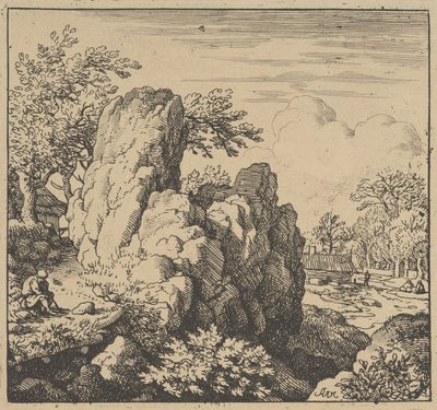 A Grande Rocha, meados do século XVII., meados do século XVII. de Allart van Everdingen