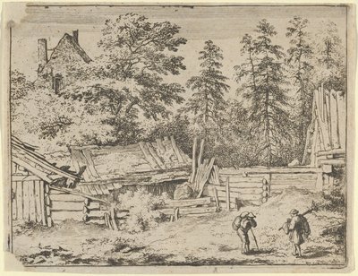 As Três Casas, século XVII. de Allart van Everdingen