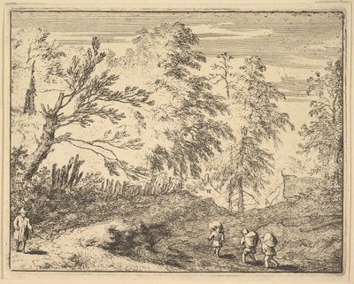 Os Três Porteiros. de Allart van Everdingen