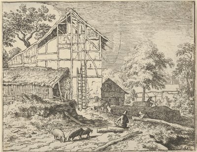 As Duas Escadas, século XVII. de Allart van Everdingen