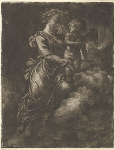 Vênus e Cupido, século XVII. de Allart van Everdingen