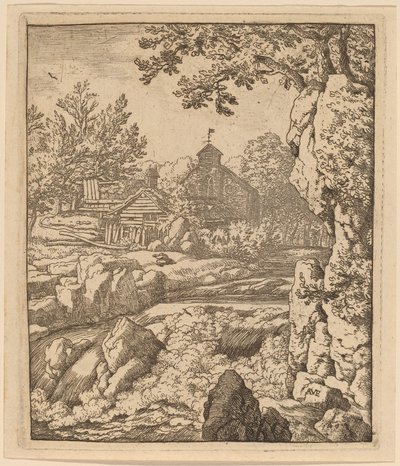 Cachoeira, provavelmente c. 16451656. de Allart van Everdingen