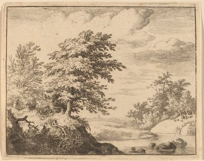 Rio sinuoso, provavelmente c. 16451656. de Allart van Everdingen
