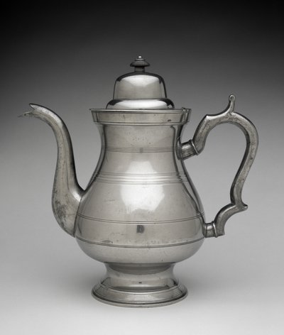 Bule, c. 1829-1842 (britannia metal) de Allen Porter
