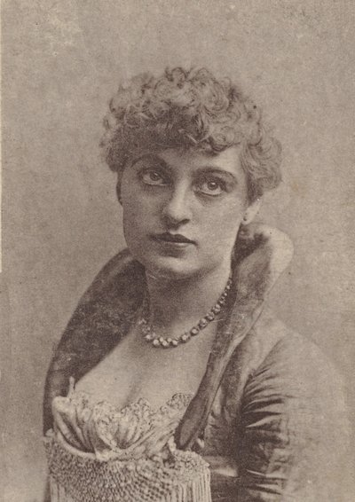 Charlotte Tittell, da série Atrizes N67 promovendo Virginia Brights Cigarett..., ca. 1888. de Allen and Ginter