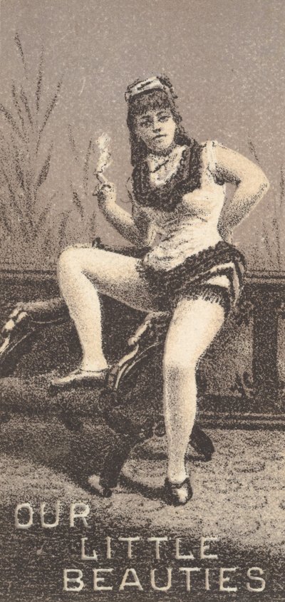 Da série Atrizes N57 promovendo Cigarros Our Little Beauties para Allen & Ginte..., 1890. de Allen and Ginter