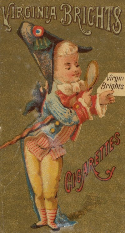 Da série Girls and Children N64 promovendo cigarros Virginia Brights para Allen &..., 1886. de Allen and Ginter