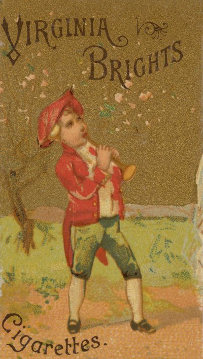 Da série Girls and Children N64 promovendo cigarros Virginia Brights para Allen &..., 1886. de Allen and Ginter