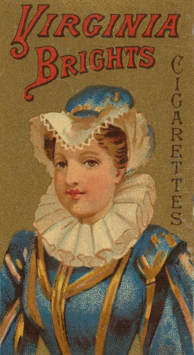 Da série Girls and Children N64 promovendo cigarros Virginia Brights para Allen &..., 1886. de Allen and Ginter
