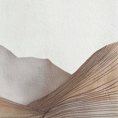 Linhas abstratas das montanhas de Alma