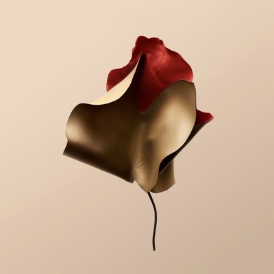 Flor elegante em couro de Alma