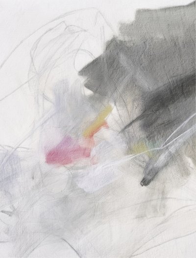 Abstrato cinzento e rosa expressivo de Alma