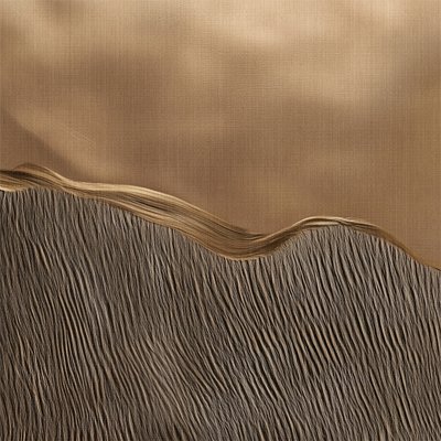 Ondas com textura dourada de Alma