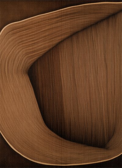 Abstrato minimalista em castanho de Alma