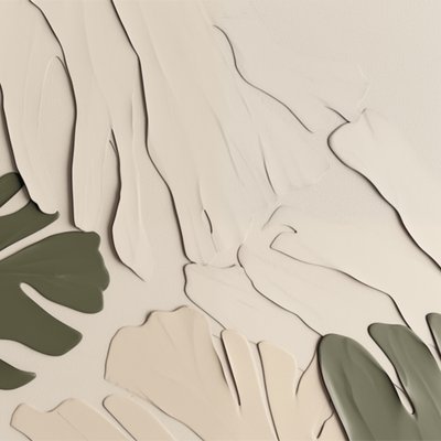 Formas botânicas em tons suaves de Alma