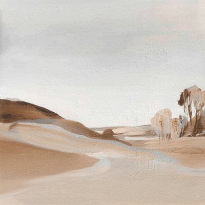Paisagem serena do deserto de Alma