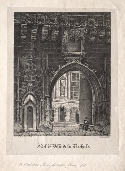 Câmara Municipal de La Rochelle, França de Alois Senefelder