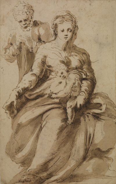 Sagrada Família, c.1637 de Alonso Berruguete