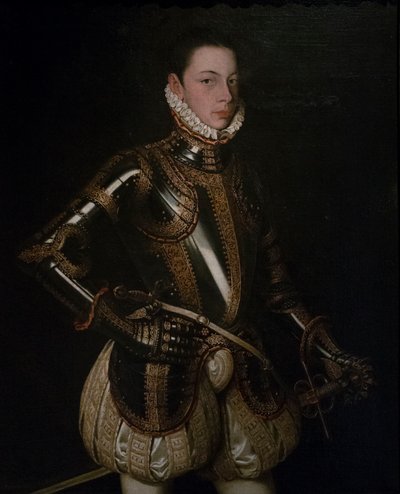 Alessandro Farnese, c.1559 (óleo sobre tela) de Alonso Sánchez Coello