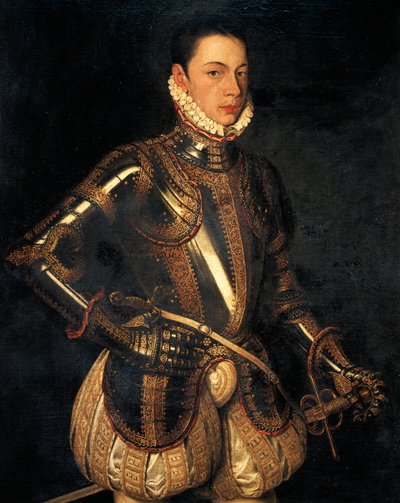 Retrato de Alessandro Farnese (óleo sobre tela) de Alonso Sánchez Coello