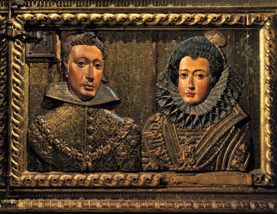 Retrato de Filipe II, relevo de Alonso de Mena