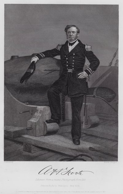Andrew Hull Foote (gravura) de Alonzo (after) Chappel