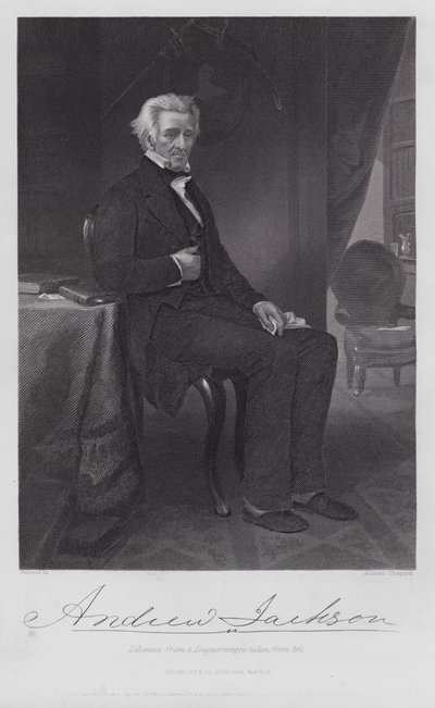 Andrew Jackson (gravura) de Alonzo (after) Chappel