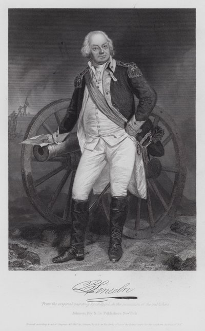 Benjamin Lincoln (gravura) de Alonzo (after) Chappel