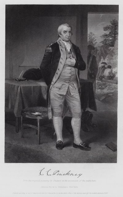 Charles Cotesworth Pinckney (gravura) de Alonzo (after) Chappel