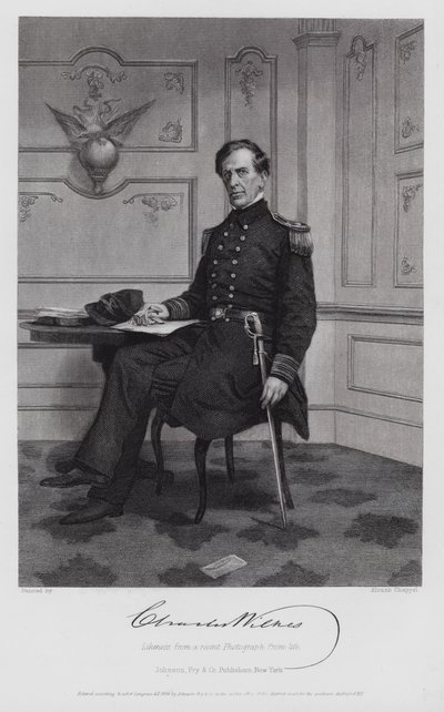 Charles Wilkes (gravura) de Alonzo (after) Chappel