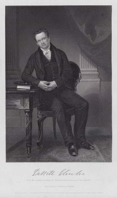 De Witt Clinton (gravura) de Alonzo (after) Chappel