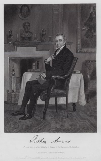 Fisher Ames (gravura) de Alonzo (after) Chappel