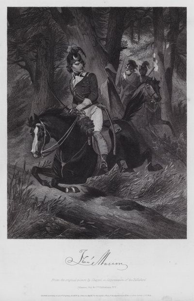 Francis Marion (gravura) de Alonzo (after) Chappel