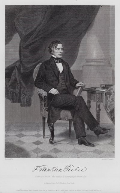 Franklin Pierce (gravura) de Alonzo (after) Chappel