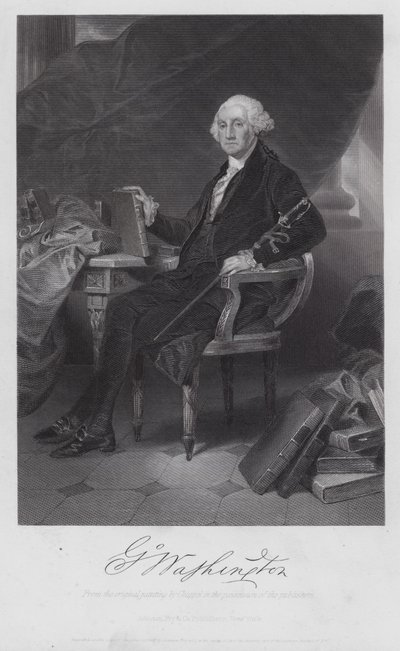 George Washington (gravura) de Alonzo (after) Chappel