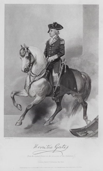 Horatio Gates (gravura) de Alonzo (after) Chappel