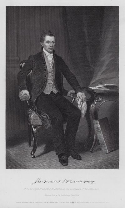 James Monroe (gravura) de Alonzo (after) Chappel